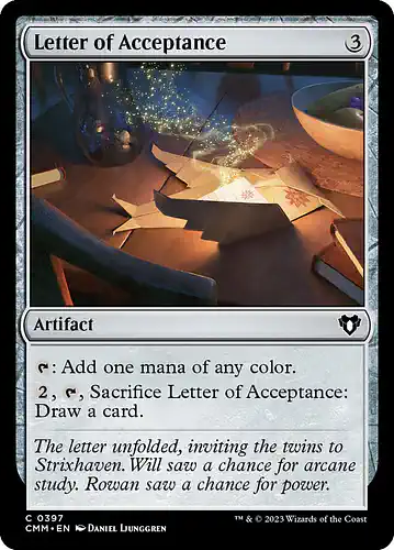 Letter of Acceptance - cmm Spoiler