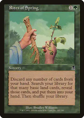 Rites of Spring - ody Spoiler