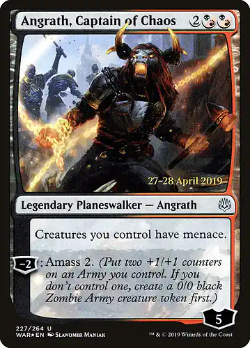 Angrath, Captain of Chaos - war Spoiler