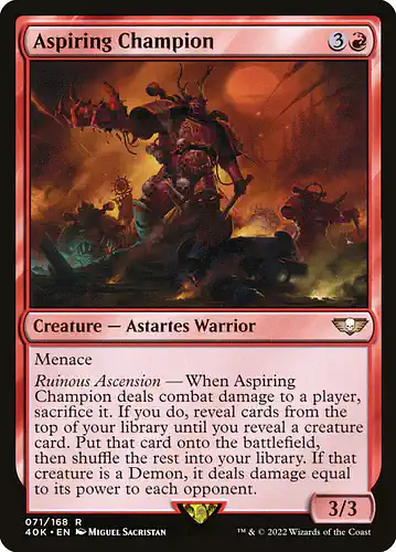 Aspiring Champion - 40k Spoiler
