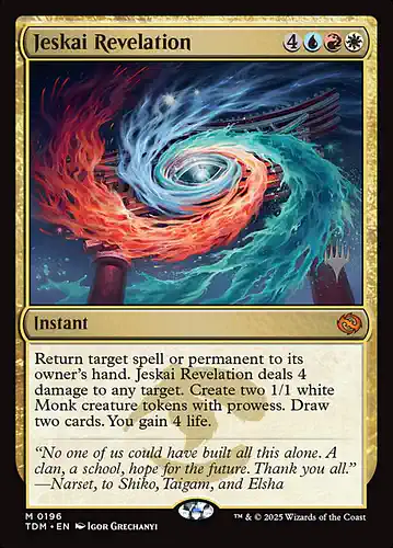 Jeskai Revelation - tdm Spoiler