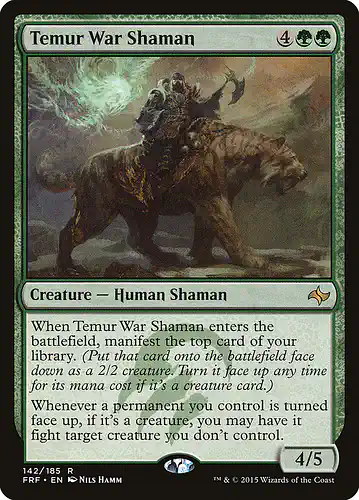 Temur War Shaman - frf Spoiler