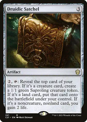 Druidic Satchel - c21 Spoiler
