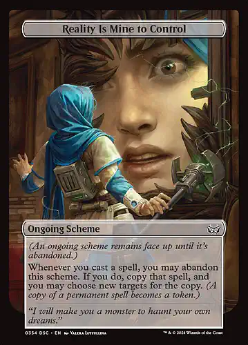 Reality Is Mine to Control - dsc Spoiler