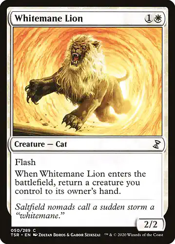 Whitemane Lion - tsr Spoiler