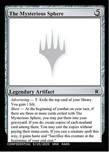 The Mysterious Sphere - unk Spoiler