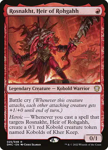 Rosnakht, Heir of Rohgahh - dmc Spoiler