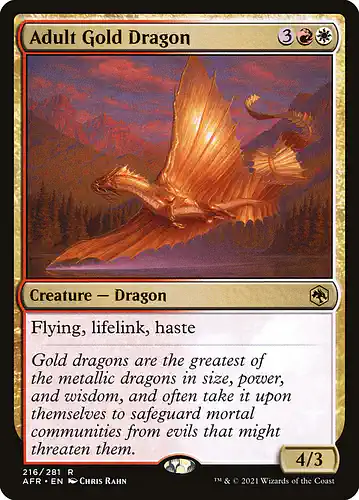 Adult Gold Dragon - afr Spoiler