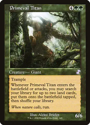 Primeval Titan - tsr Spoiler