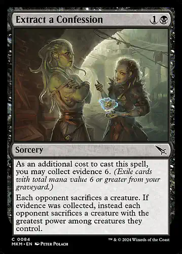 Extract a Confession - mkm Spoiler