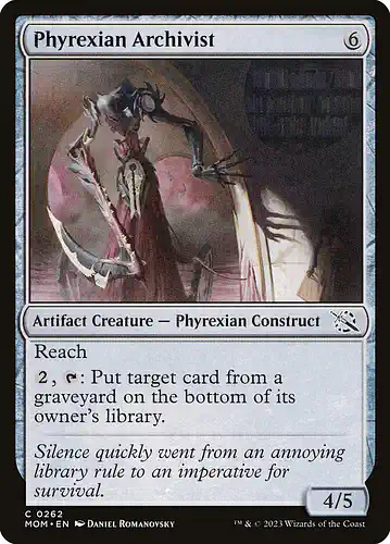 Phyrexian Archivist - mom Spoiler