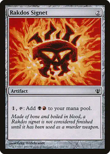 Rakdos Signet - arc Spoiler