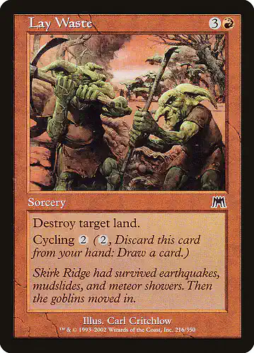 Lay Waste - ons Spoiler