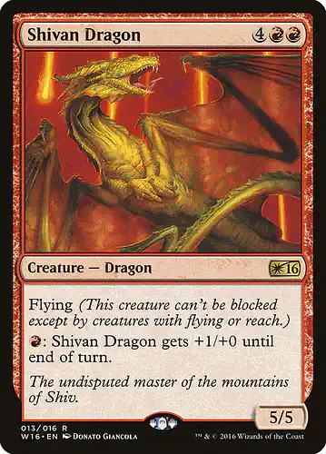 Shivan Dragon - w16 Spoiler