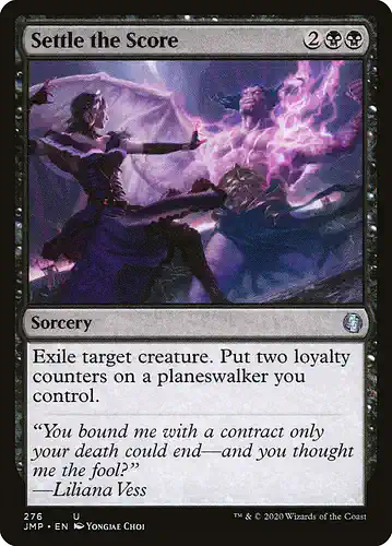 Settle the Score - jmp Spoiler