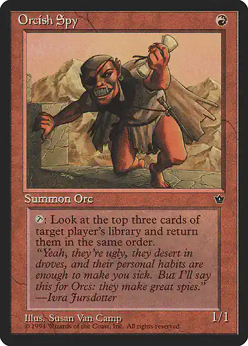 Orcish Spy - fem Spoiler