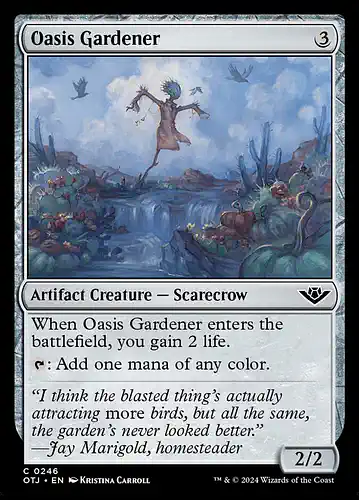 Oasis Gardener - otj Spoiler