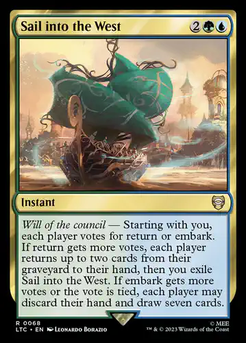 Sail into the West - ltc Spoiler
