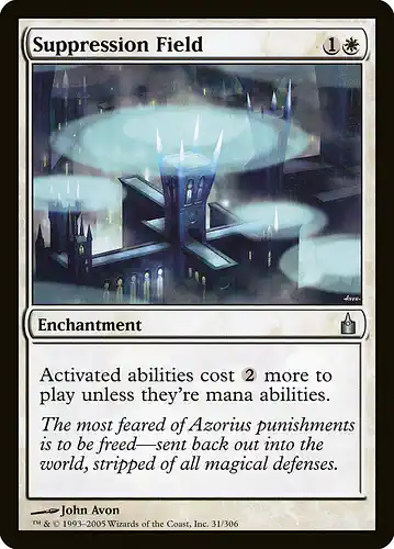 Suppression Field - rav Spoiler