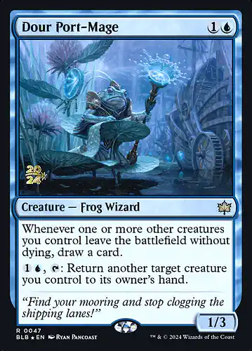 Dour Port-Mage - blb Spoiler