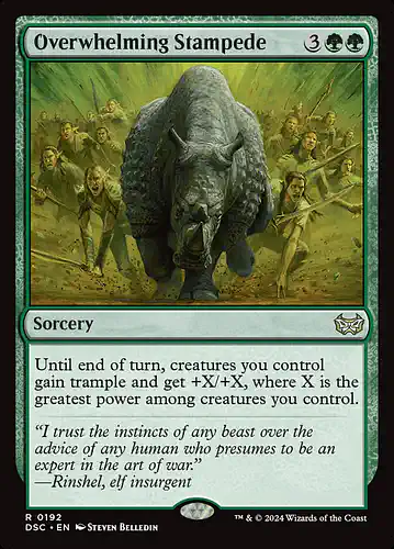 Overwhelming Stampede - dsc Spoiler