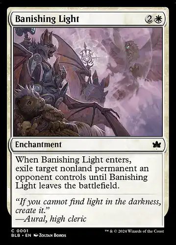 Banishing Light - blb Spoiler