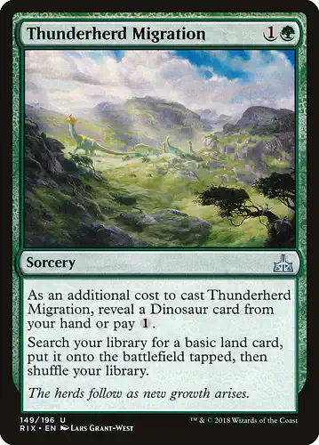 Thunderherd Migration - rix Spoiler