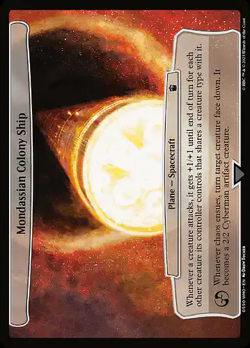 Mondassian Colony Ship - who Spoiler