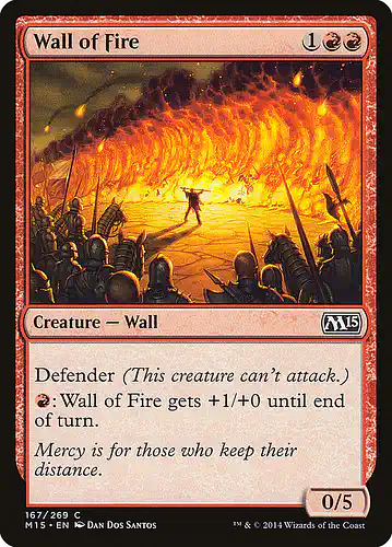 Wall of Fire - m15 Spoiler