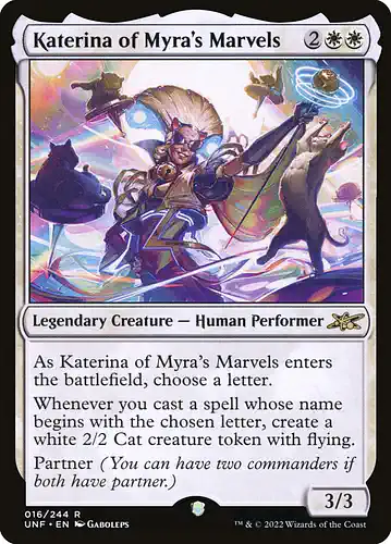 Katerina of Myra's Marvels - unf Spoiler