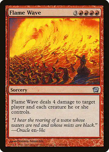 Flame Wave - 9ed Spoiler