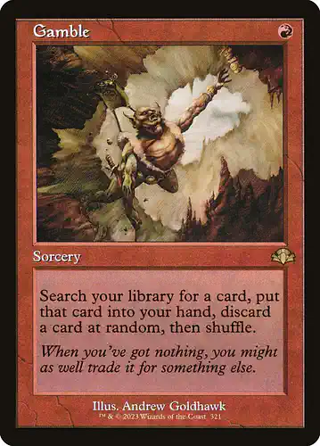 Gamble - dmr Spoiler