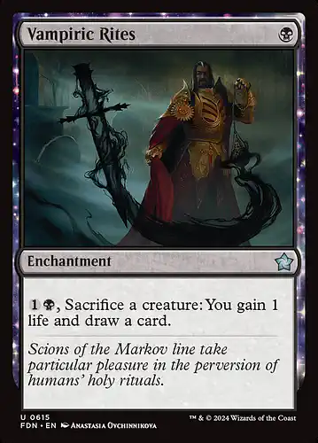 Vampiric Rites - fdn Spoiler