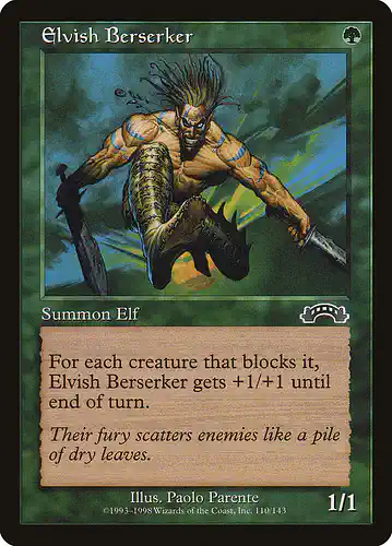 Elvish Berserker - exo Spoiler