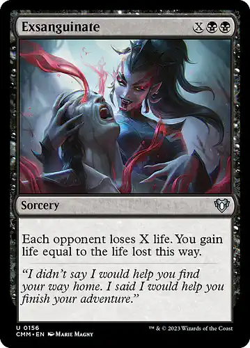 Exsanguinate - cmm Spoiler