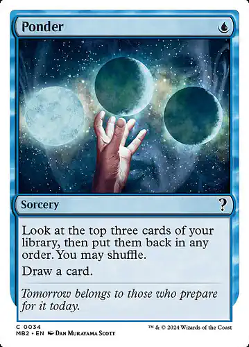 Ponder - mb2 Spoiler