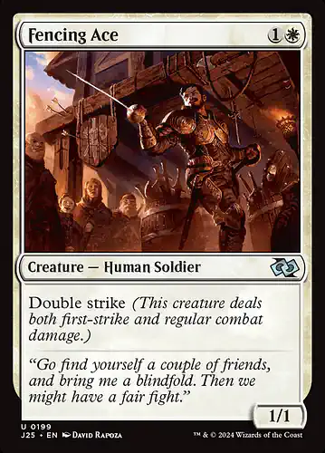 Fencing Ace - j25 Spoiler