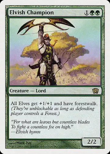 Elvish Champion - 8ed Spoiler
