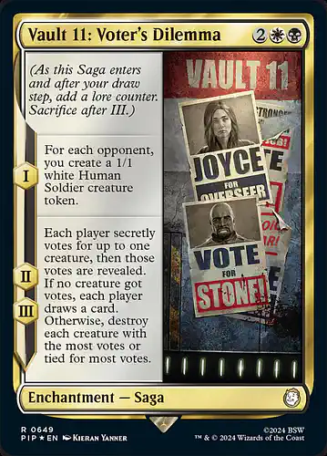 Vault 11: Voter's Dilemma - pip Spoiler