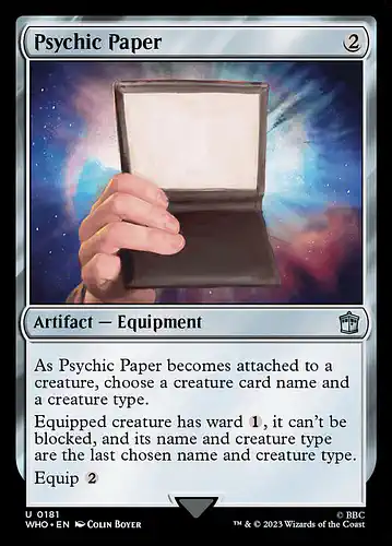 Psychic Paper - who Spoiler