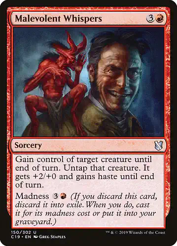 Malevolent Whispers - c19 Spoiler