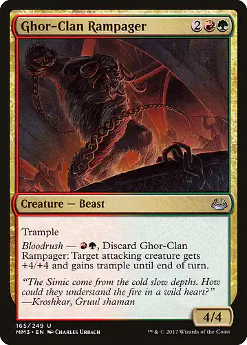 Ghor-Clan Rampager - mm3 Spoiler