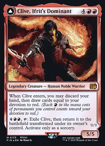 Clive, Ifrit's Dominant - fin Spoiler
