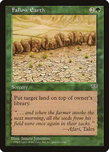 Fallow Earth - mir Spoiler