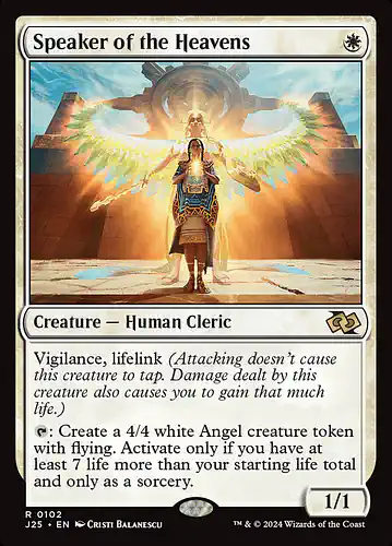 Speaker of the Heavens - j25 Spoiler