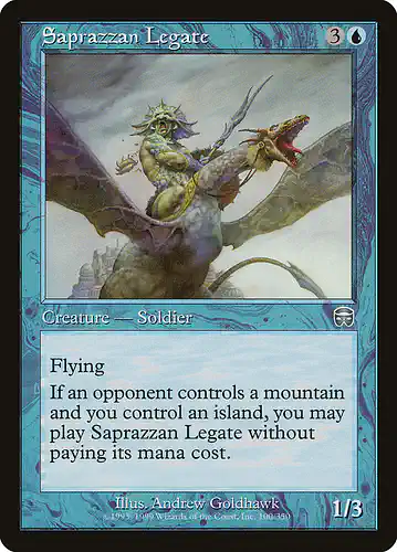 Saprazzan Legate - mmq Spoiler