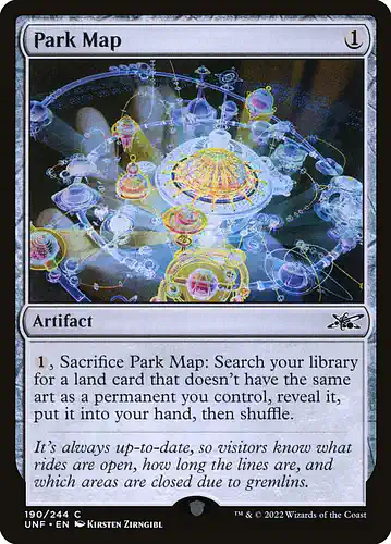 Park Map - unf Spoiler