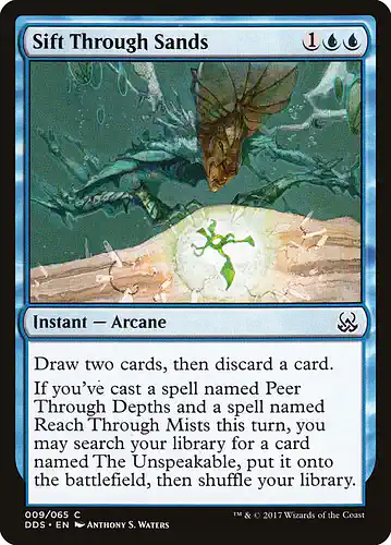 Sift Through Sands - dds Spoiler