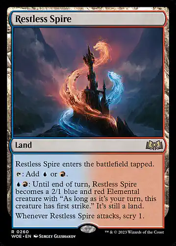 Restless Spire - woe Spoiler