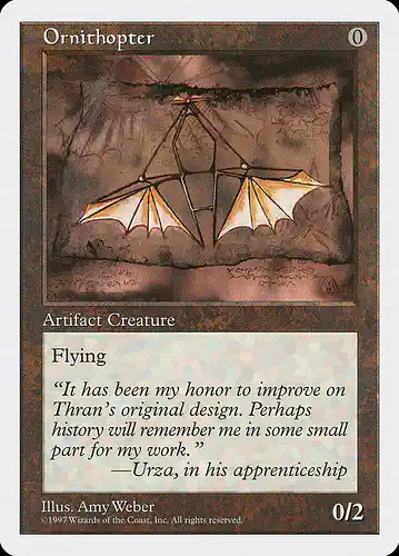 Ornithopter - 5ed Spoiler